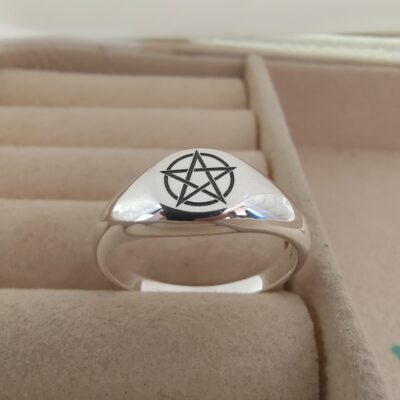 🌙 Bague "Lune Noire"